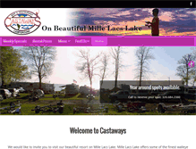 Tablet Screenshot of castawaysonmillelacs.com